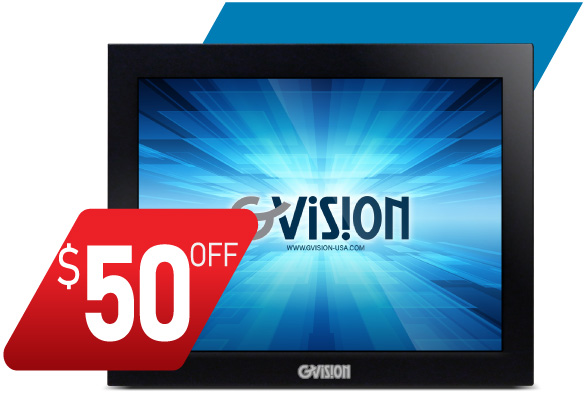 15in Open Frame Touchscreen Monitor