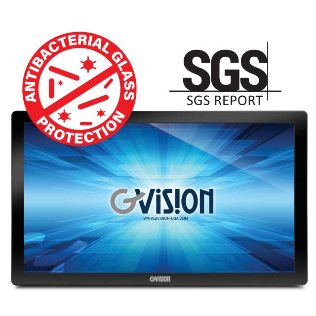 27in PCAP Touch Screen w/ Antibacterial Screen