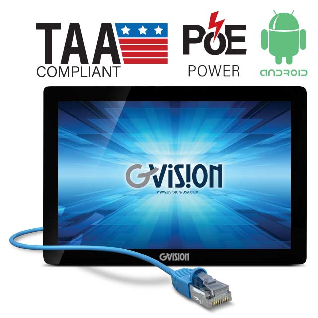 10in PoE Power W/ Built-In Android OS
