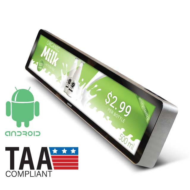 16.3in Smart Shelf Digital Signage
